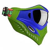 VForce Erwachsene Leonardo Grillmaske Paintball-Maske, grün, One Size