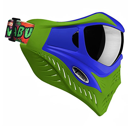 VForce Leonardo Máscara de Paintball, Unisex Adulto, Verde, Talla Única Cover