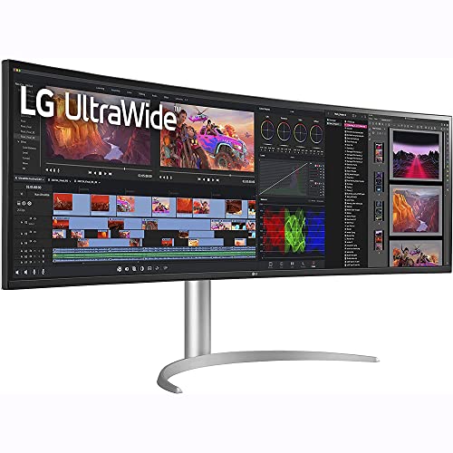 Image of LG 49WQ95C-W 49 inch 32:9 UltraWide Dual QHD Nano IPS Curved Monitor (Renewed)