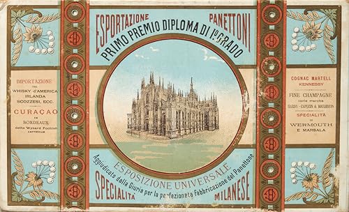 BAJ 1768 - Panettone Baj Antica Milano in Hutschachtel aus dem 19. Jahrhundert mit historischem Heft - 1 kg