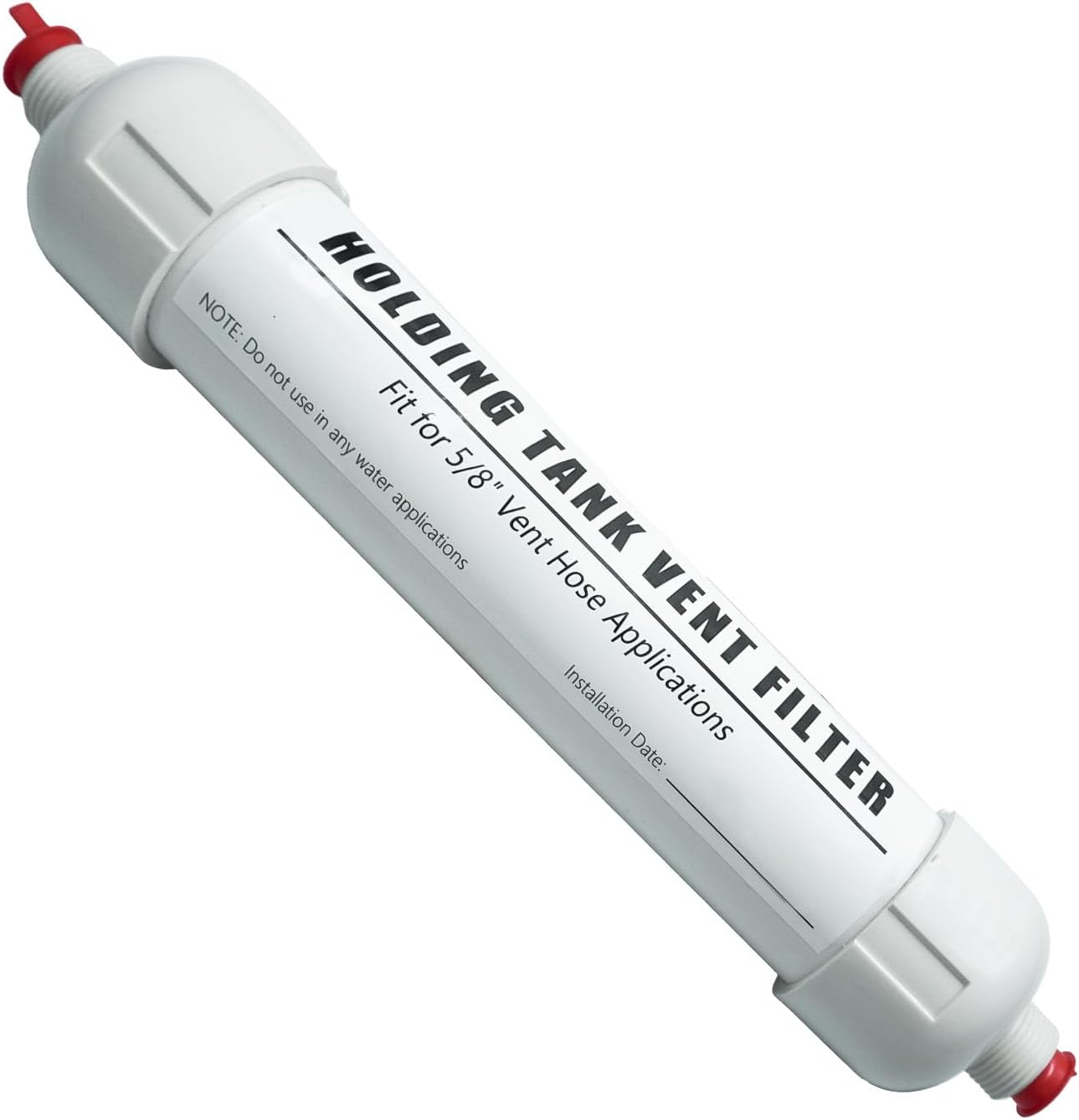 Boat Holding Tank Vent Filter fits 5/8" Vent Hose Applications, Vent Filter for Holding Tanks Compatible with Dometic, Sealand, Sanigard, Trionic 5/8" Vent Hose Filters