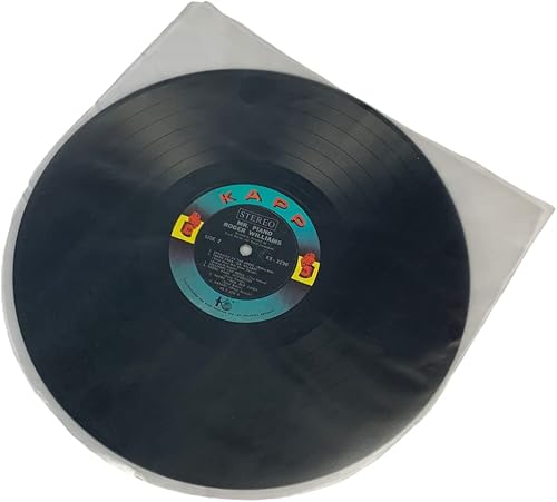 Miniatura 7 de Fundas interiores antiestáticas para discos de vinilo – Fundas inferiores redondas de 12 pulgadas, 50 LP 33 rpm, chaquetas protectoras antiestáticas