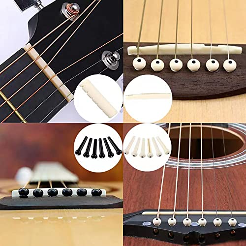 Futoice Guitar Accessory Kit - Guitar Strings, Capo, Picks, Guitar Stickers, Tuner, Guitar Fingertips, 3-In-1 String Changing Tool Kits Best Gifts For Guitar Beginners (Five) #TOP3