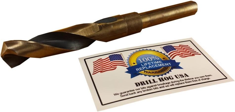 Drill Hog USA 11/16" Drill Bit 11/16" Silver & Deming Bit HI-Molybdenum M7