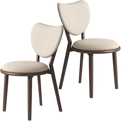 Miniatura 44 de YVYKFZD Juego de sillas de comedor de madera maciza, sillas de cocina sin brazos con respaldo, silla de comedor de cuero tapizada, silla auxiliar