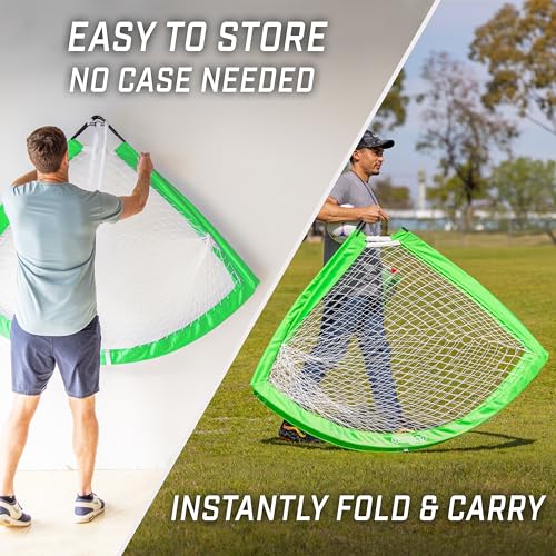 Image of GoSports Portable Soccer Goals for Kids - 13 Color Options - Choose 4 x 3 ft or 6 x 4 ft - Team Tone Pop Up Nets for Backyard
