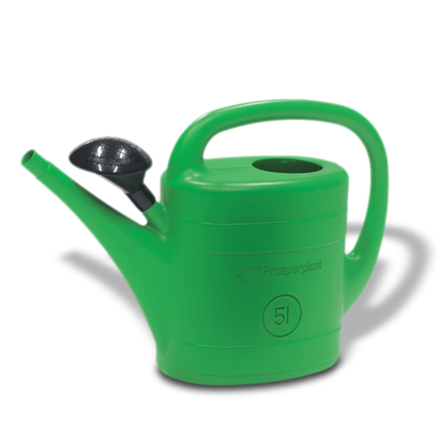 Prosper Plast 5L- 45.5x 15 x 30.5 cm Spring Watering Can - Green
