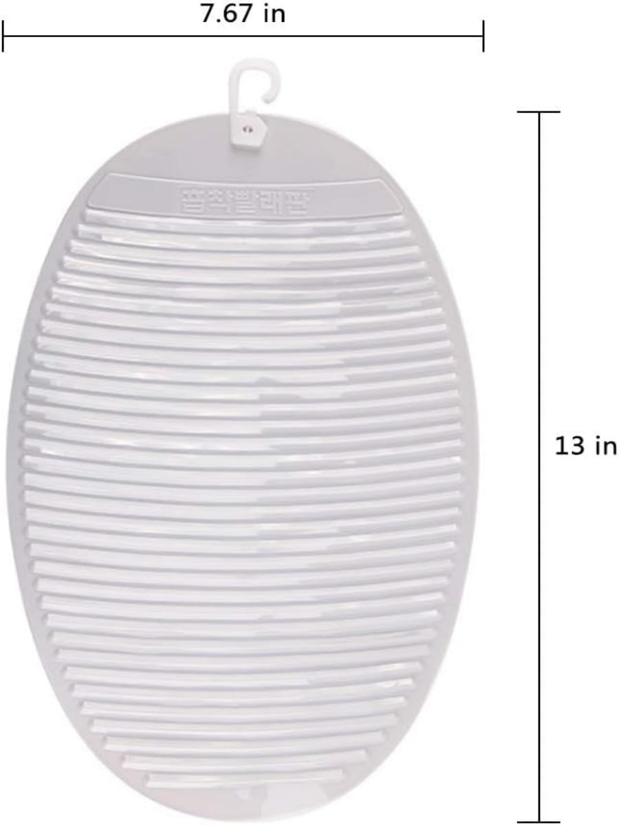 Home Washboard, Travel Washboard, Foldable Washboard, Non-Slip Laundry Pad, Soft Plastic Hand Folding Washboard, Small, PVD768