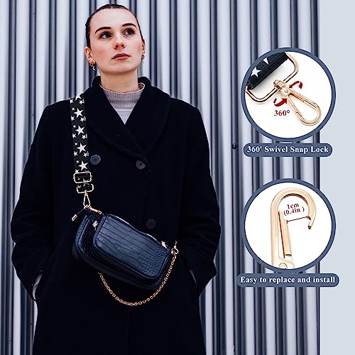Image of Long Keeper Wide Purse Strap - Adjustable Shoulder Strap Crossbody Handbag Replacement Bag Strap Guitar Straps