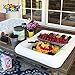 Novelty Place Inflatable Ice Serving Buffet Bar - Salad Food & Drinks Cooler Serving Tray for Summer Party Picnic & Camping (Pack of 1, 24 Inches)