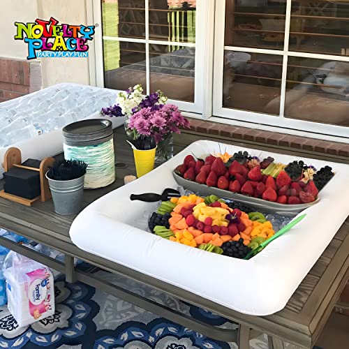 Barre de service gonflable salade boisson buffet frais été camping - 4