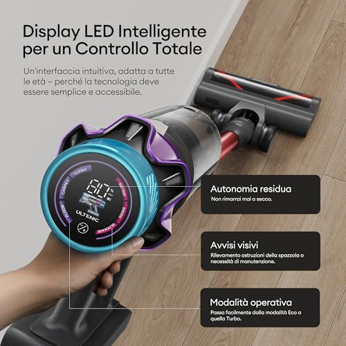 Foto Ultenic U20 Aspirapolvere Senza Fili 7