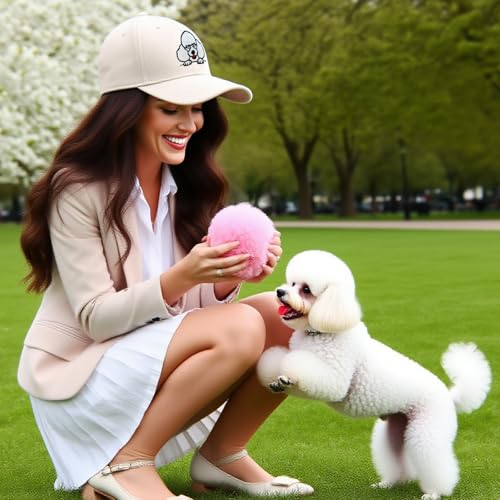 Poodle Gifts for Poodle Lovers, Adjustable Baseball Cap Embroidered Dog Hat, Funny Gifts for Women On Birthday Christmas — view 5
