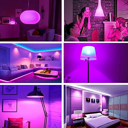 Image of A19 LED Black Light Bulb 12W 395-400nm UVA - 3-Pack for Halloween Decor, Glow Parties, Fluorescent Art & Dark Room Effects, E26 Base uv Light Bulb