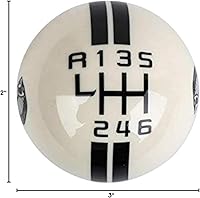 Vista 6 de Pomo de palanca de cambios manual para Mustang Shelby Cobra GT 500, 6 velocidades