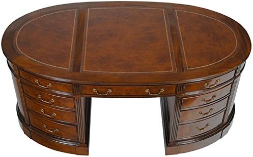 Burled Oval Office Desk NOF100
