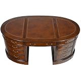 Burled Oval Office Desk NOF100