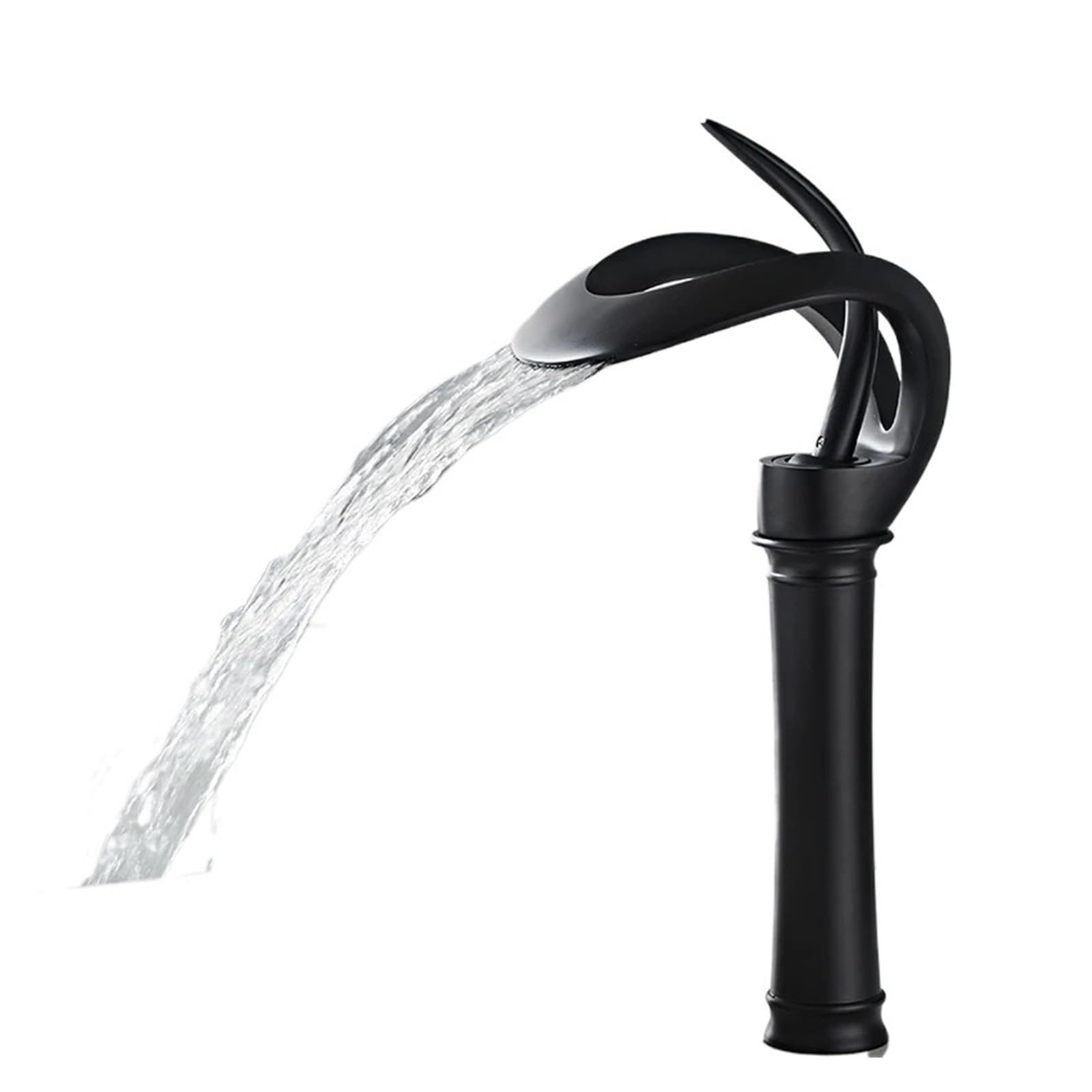Laighjenbcf Black Tall Tap Faucet，Golden/White Bathroom Basin Faucet，
