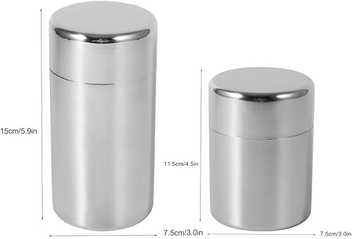 Miniatura 5 de Natudeco Caddies - Recipiente de frutas secas para especias y especias, contenedor de café en granos, recipiente de almacenamiento de alimentos,