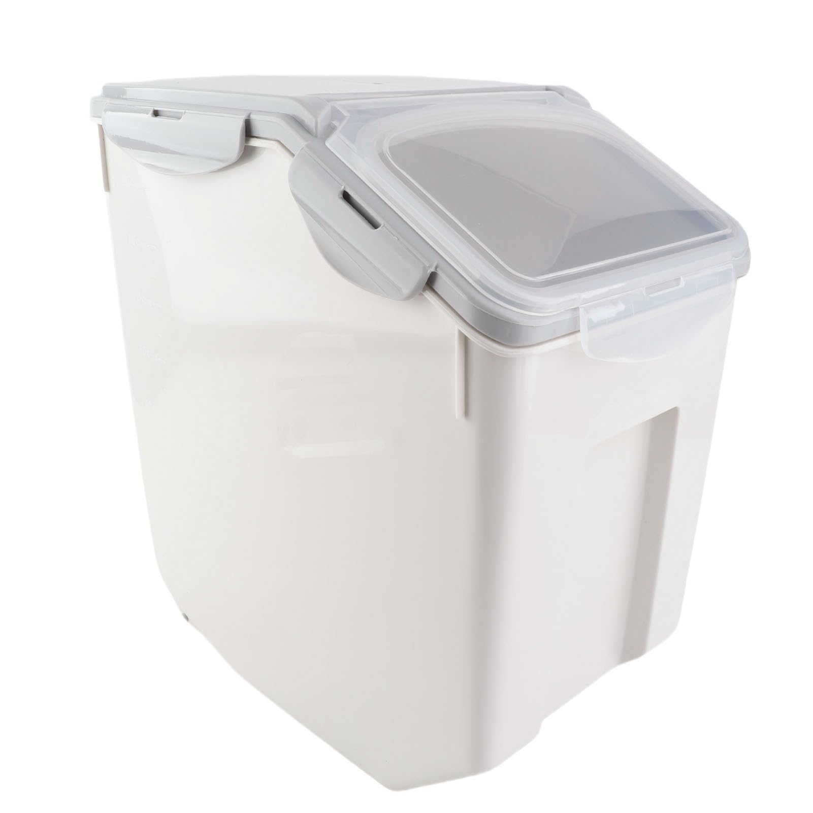 Contenitore per Alimenti da 15 kg, Contenitore di Stoccaggio con Doppia Sigillatura, Tenuta Antiumidità, Realizzato in Materiale ABS, Ideale per Cereali, Farina, Zucchero e Altri Prodotti Alimentari