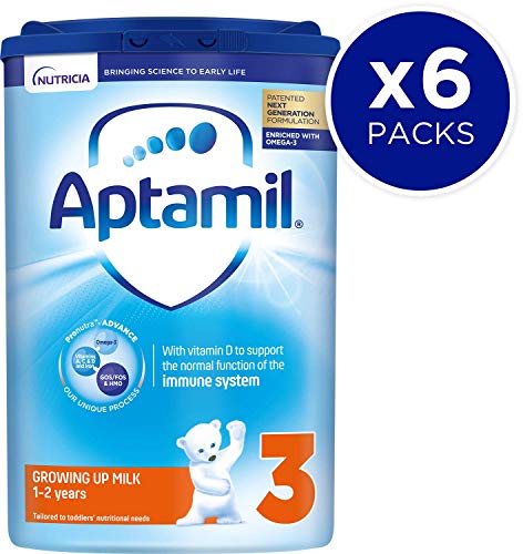 Aptamil Growing Up Milk Stage 3, 1-2 Years, 800 g, Pack of 6