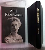 As I Remember: An Autobiography by Lillian Gilbreth