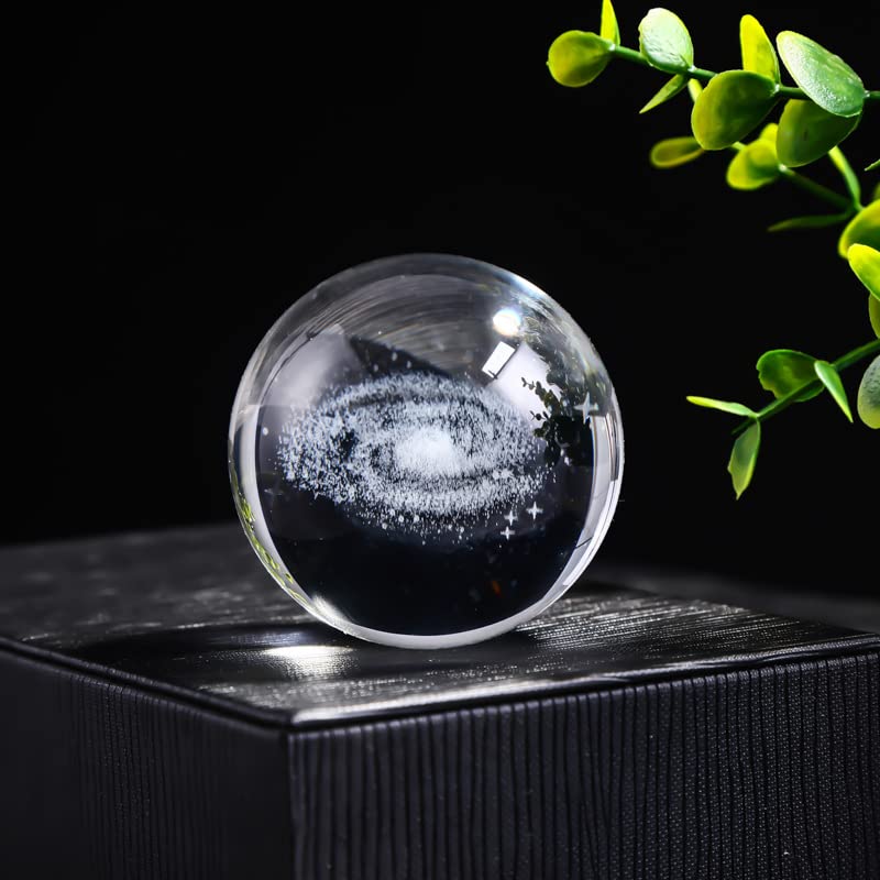 Laser Engraved Zodiac Sign Crystal Ball Miniature 3D Crystal