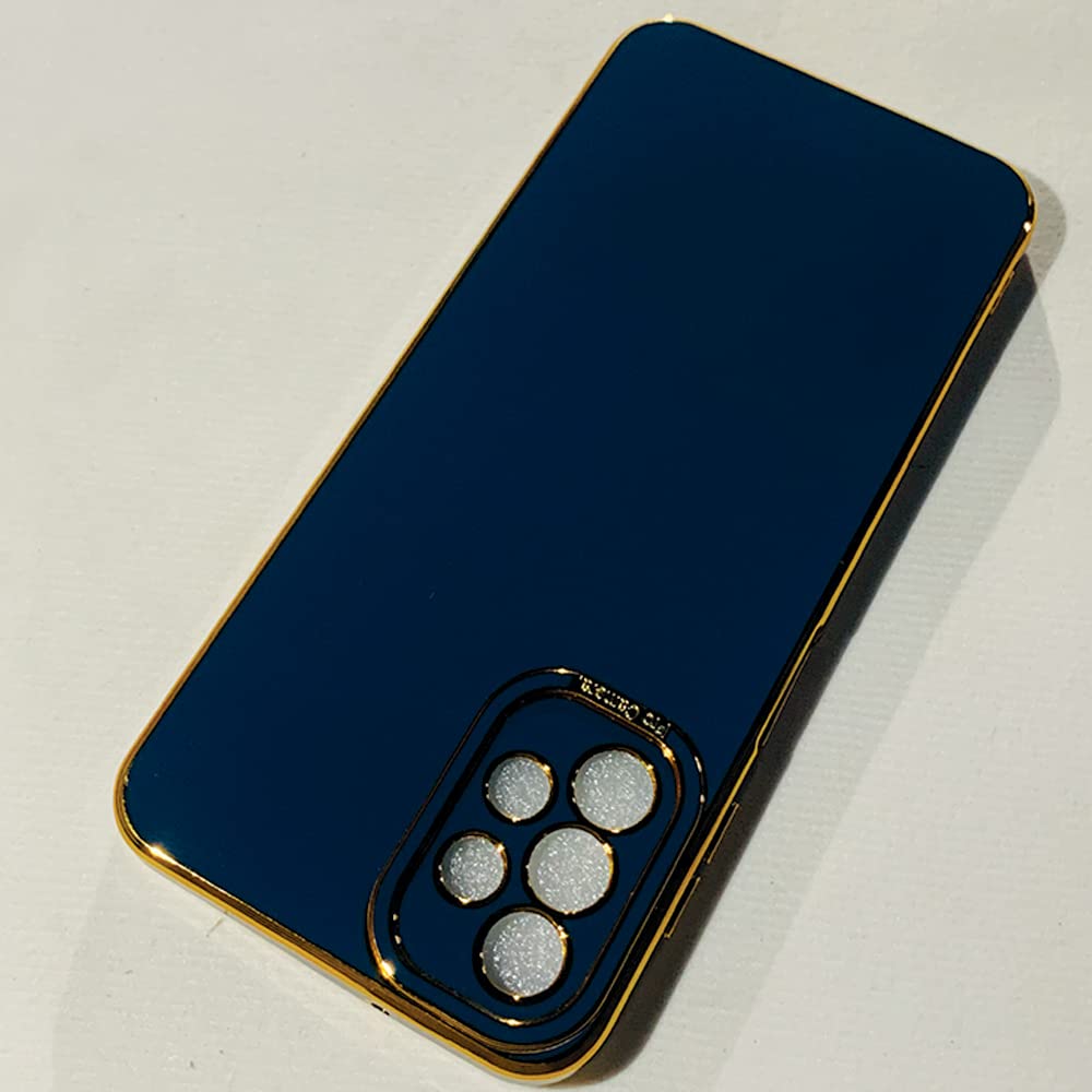 Inktree Soft Silicone Electroplated 6D Chrome Flexible Bumper Back Cover Case for Samsung Galaxy A13 4G (Navy Blue) (B0BTY2P6SB) Amazon Price History, Amazon Price Tracker
