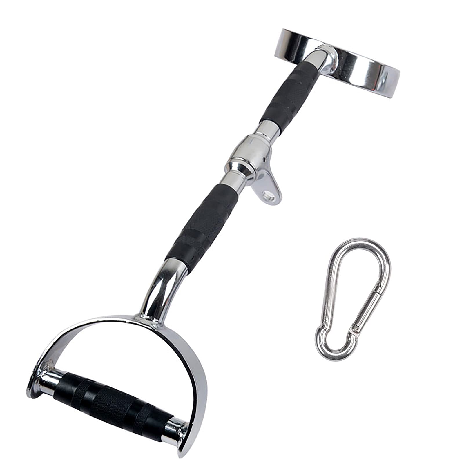 Buy WANGPP Revolving Curl Bar DHandle with Rubber Grip,Triceps Press