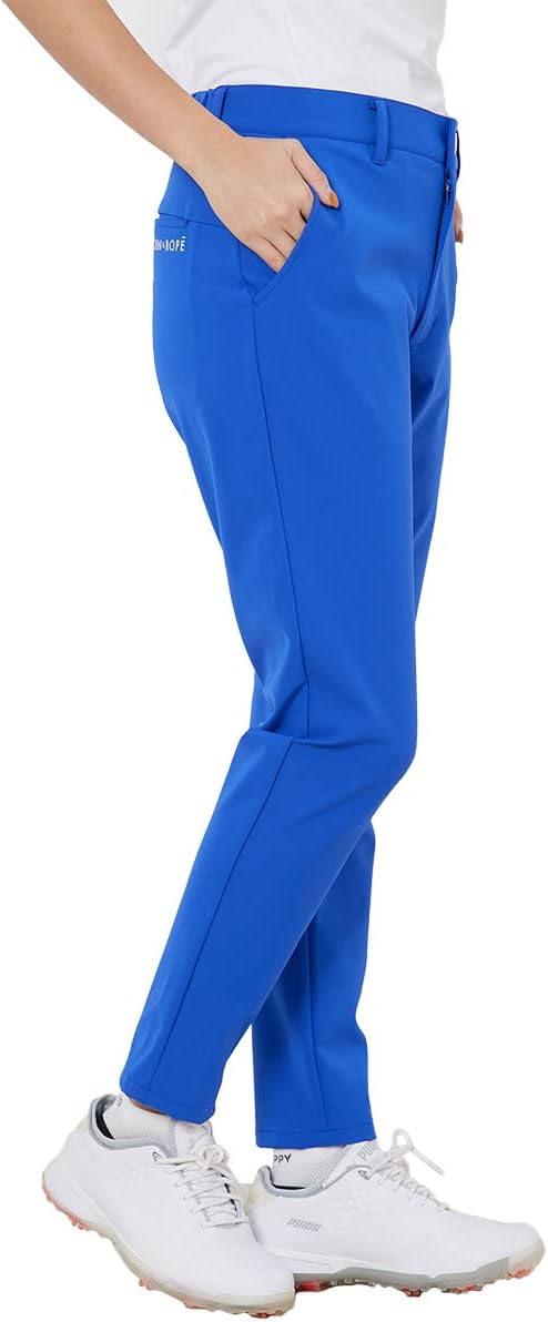 [ジュン＆ロぺ] 吸水速乾【防シワ】 ナイロンストレッチテーパードパンツ