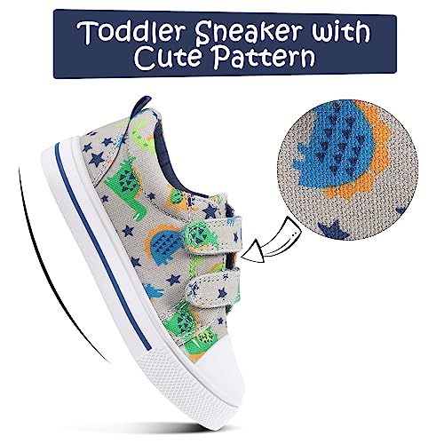 K Komforme Toddler Boys & Girls Shoes Kids Canvas Sneakers With Cartoon Dual Hook And Loops thumb #2