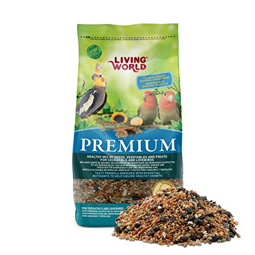 Living World Premium Mix For Cockatiels & Lovebirds, 908 g (2 lb)