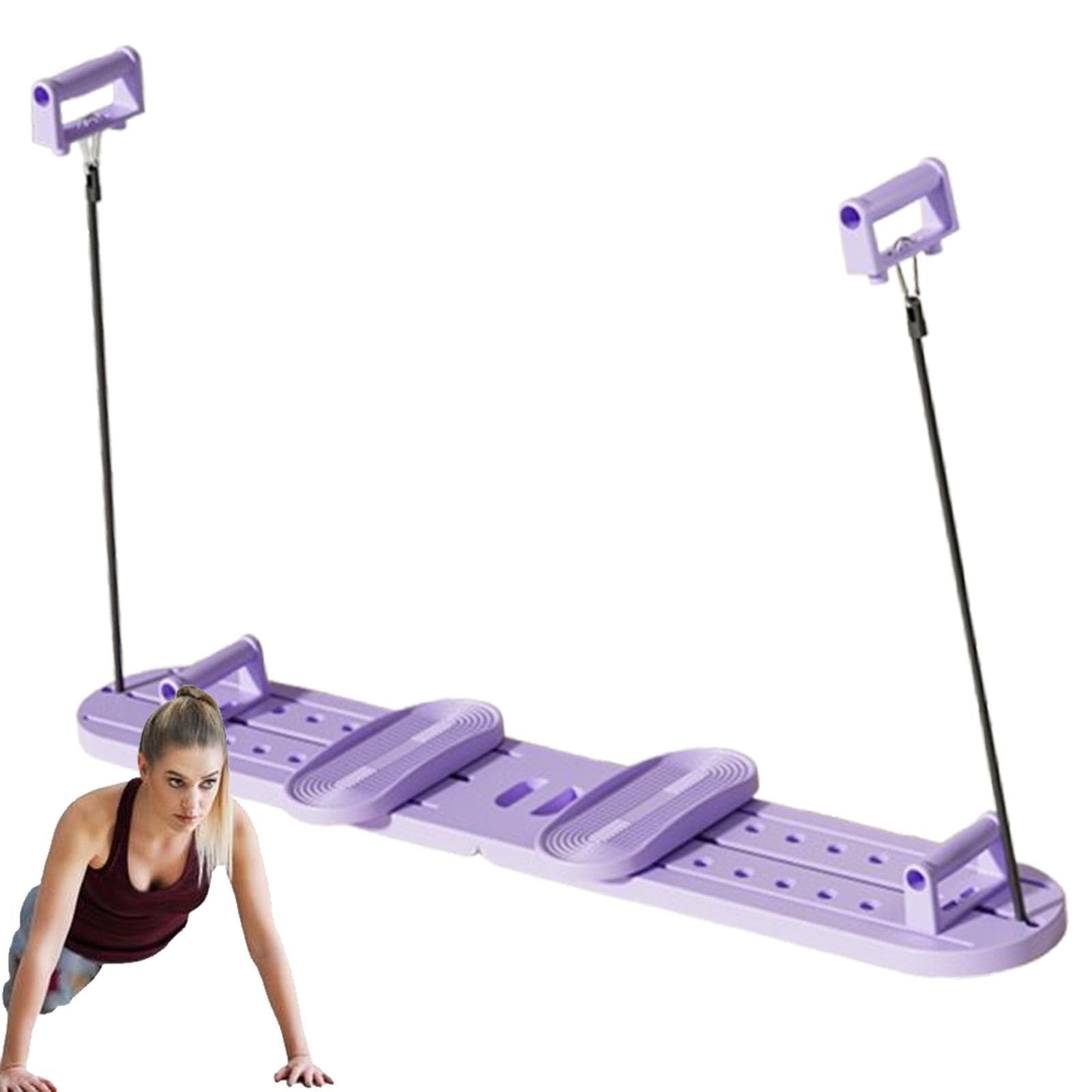 Tabella di flessioni con bande di resistenza,Bande di resistenza più tabella di flessione,Barra di flessione multifunzionale - Tabella di esercizio per muscoli del torace, attrezzatura per esercizi