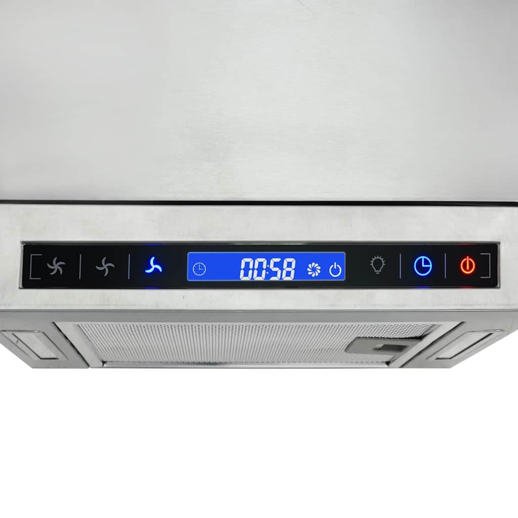 vidaXL Cappa a Isola con Display LCD e Sensore Touch 756 m³/h LED Aspirazione