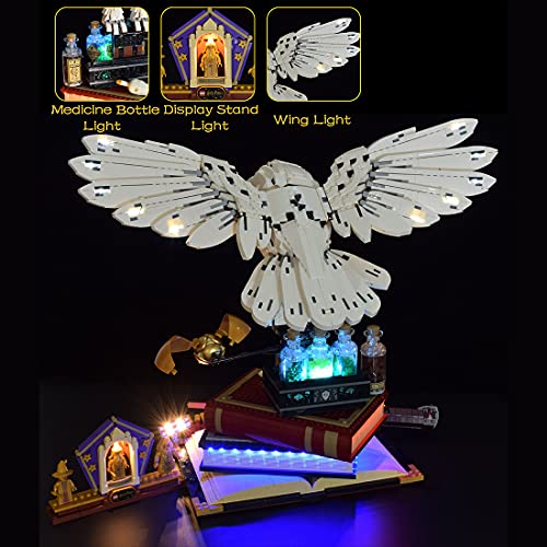 LDB SHOP LED Beleuchtungsset für Lego 76391 Bausteinen Modell, LED Licht-Set Kompatibel mit Lego Hogwarts Icons… – Bild 5