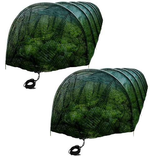 2 Pack Garden Tunnel Shade Net Cover - 10FT Shade Net Tunnel Plant Row Cover - Plant Gardening Net for Greenhouse Garden Patio Plants