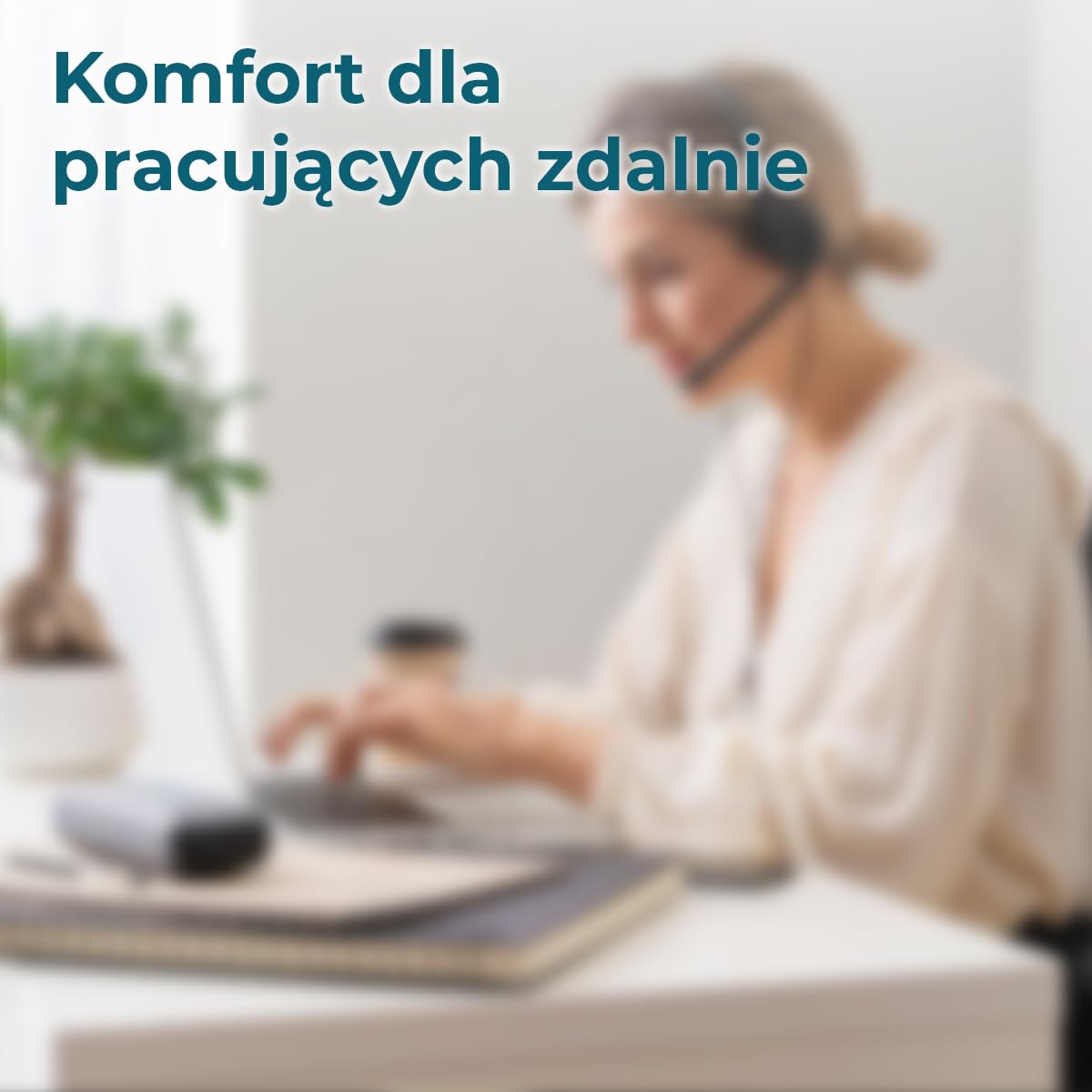 ADOC Słuchawki z mikrofonem HC01, Redukcja szumów, kabel 1.5m, Skórzane klocki, Regulowany Opaska na głowę, Mikrofon Obróć 360 Stopni. Kolor czarny
