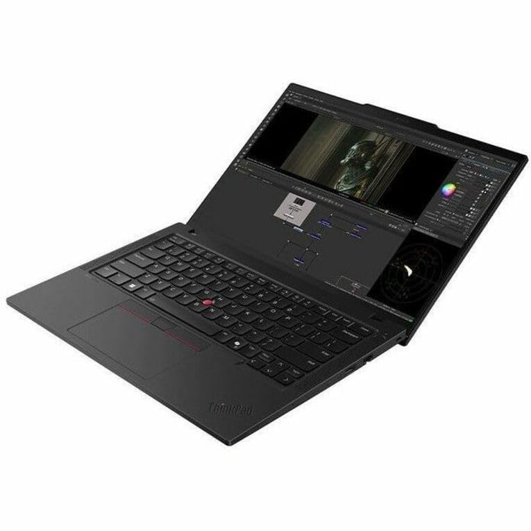 Image of Lenovo ThinkPad P14s Gen 6 21QL0019US 14 inch Copilot+ PC Notebook - WUXGA - AMD Ryzen AI 7 PRO 350-32 GB - 1 TB SSD - English Keyboard - Black - AMD Chip - 1920 x 1200 - Windows 11 Pro - Radeon 860M Gr