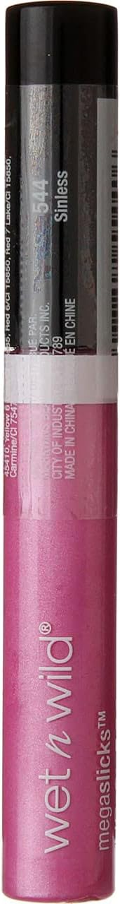 Wet n Wild Megaslicks Lip gloss #544 Sinless (pack of 3)