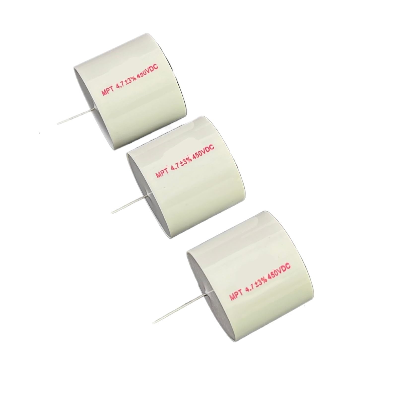 LEOTNNDQ 1pcs 4.7UF 450V Audio Crossover Film Capacitors with Plated Legs