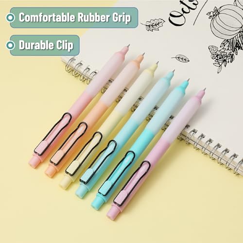 Bolígrafos gel retráctiles Mr. Pen 6 unidades tinta negra miniatura 4