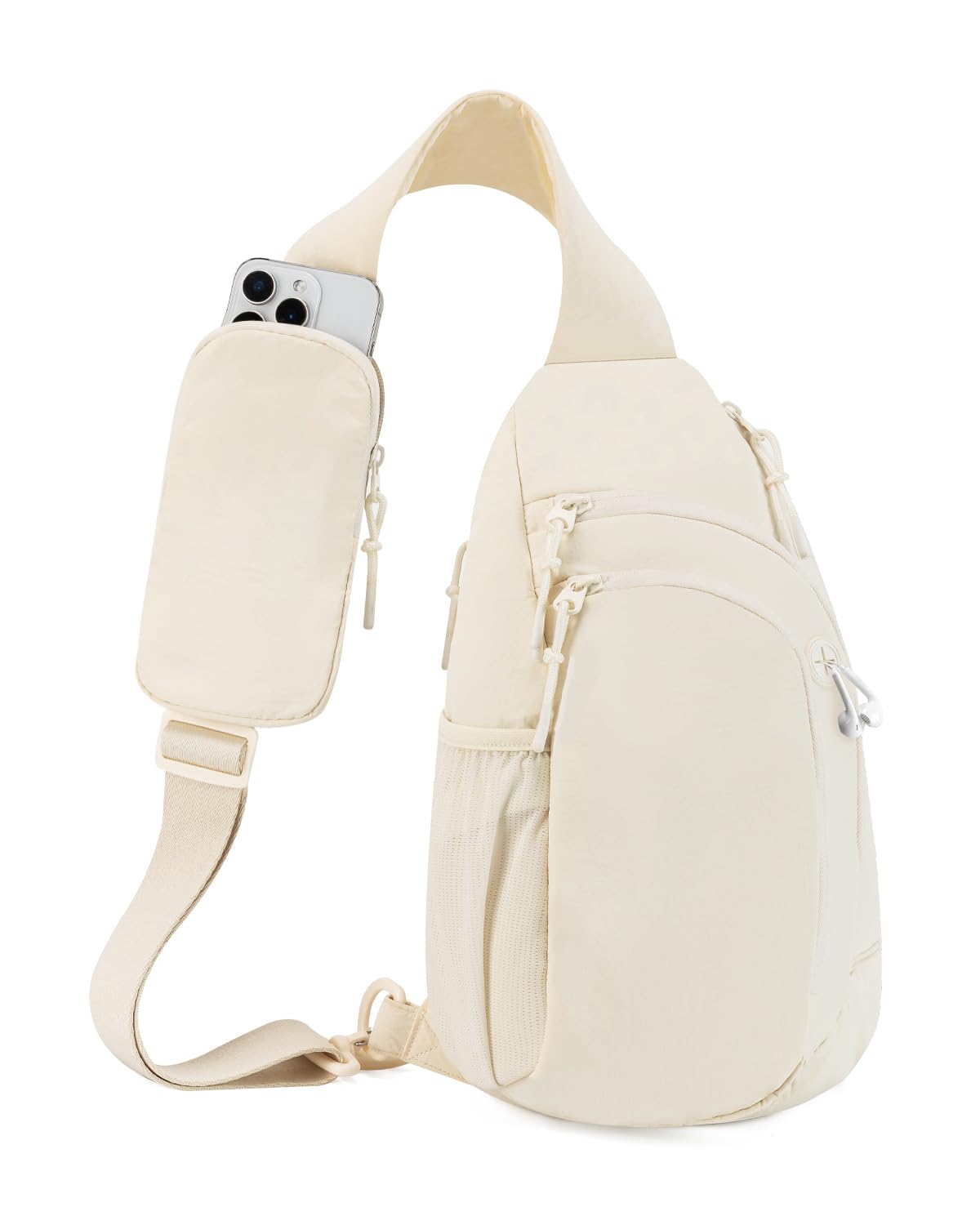 Sac Poitrine Femme Homme Sac Bandoulière avec Poche Blocage RFID Sacoche Bandoulière Porté Travers pour Voyage Sports