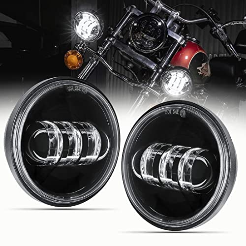 ハーレーフォグランプ Amazon | SKTYANTS LED フォグランプ 補助ライト 4.5インチ12V