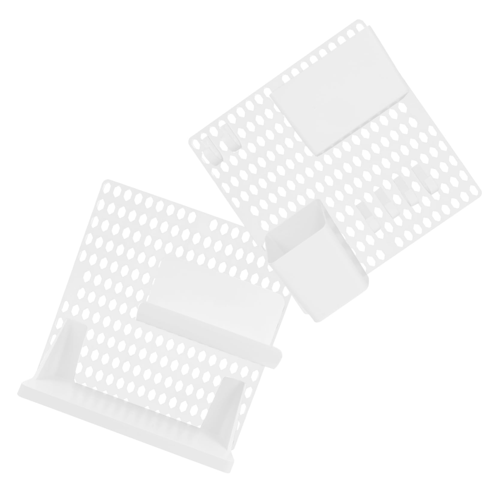 Unomor Pegboard Wall Organizer Kit Plastic Pegboard Holder Bedroom Bathroom Entrance