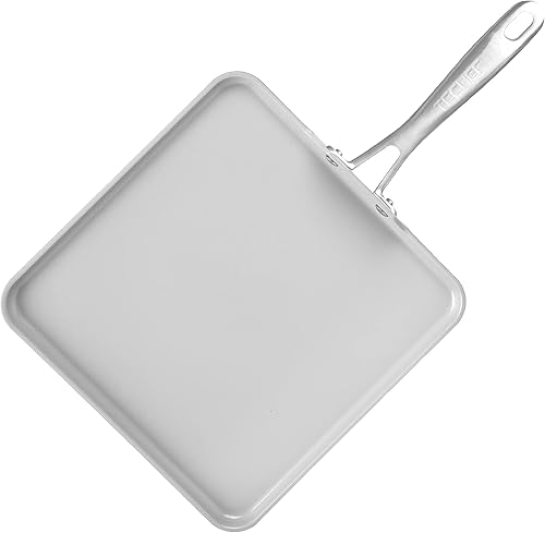 Vista 31 de TECHEF - CeraTerra - Sartén antiadherente de cerámica, sin PTFE, PFAS ni PFOA), apta para lavavajillas, mango de acero inoxidable, lista