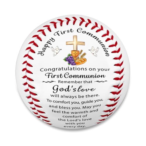 First Communion Gifts for Boys 8-12 Baseball Lovers - Religious