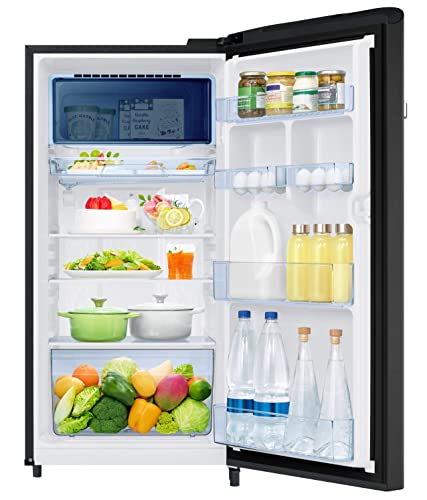 Image of Samsung 189L 4 Star Inverter Direct-Cool Single Door Digi-Touch Refrigerator Appliance (RR21C2E24BX /HL,Luxe Black)