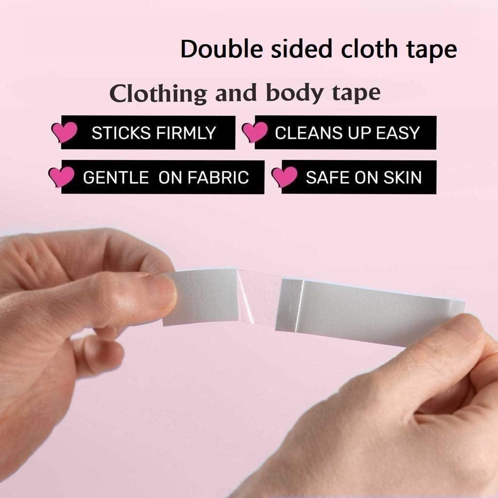 VOIISH Double Sided Sticky Body Tape For Women Fashion Dressing Clothing And Fearless Strong For All Skin Tones Fabric Friendly Easy To Carry Multi Use Transparent offers donot miss 2 VOIISH Double Sided Sticky Body Tape For Women Fashion Dressing Clothing And Fearless Strong For All Skin Tones Fabric Friendly Easy To Carry Multi Use Transparent offers donot miss