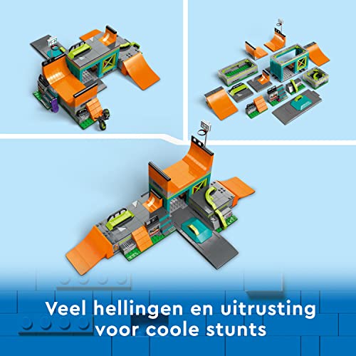 Image of LEGO City Street Skate Park 60364 Building Toy Set; Fun Gift Idea for Skating Fans Aged 6 and up