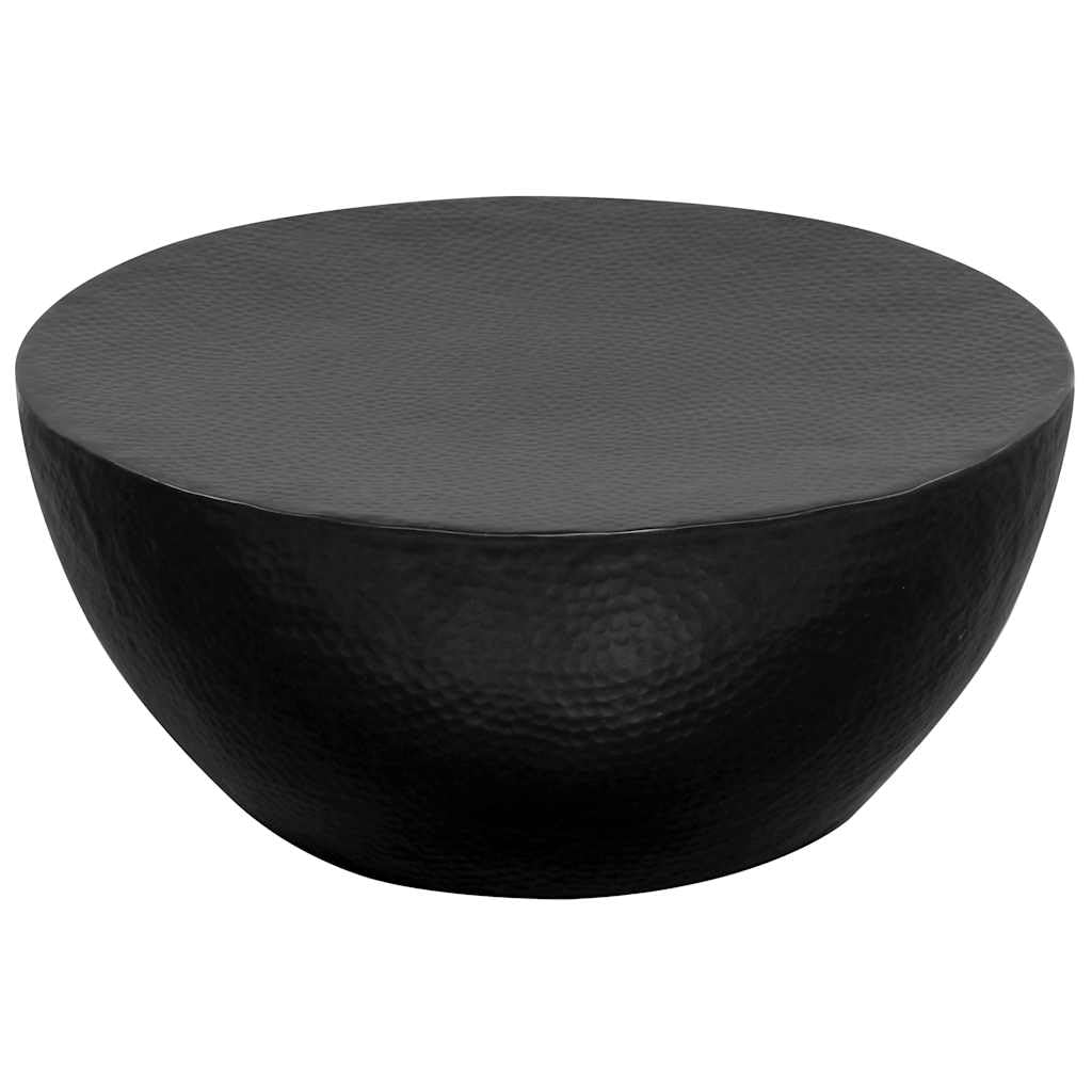 Mesa de centro, mesa auxiliar de aluminio martillado, 70 x 30 cm